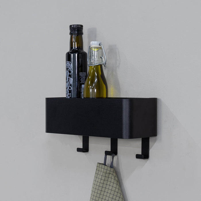 MULTI 3 Wandkapstok - Zwart Spinder Design-Kapstokken-Spinder