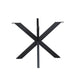 Matrixpoot Rond Zwart 140 cm Koker 4x8 cm-Tafelpoten-Creating Home