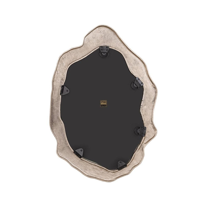 Morina Champagne Alu Spiegel Organic Ovaal Shape-Spiegels-PTMD