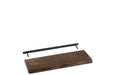 Muurplank Gerard acacia hout bruin small-Vakkenkasten-J-Line