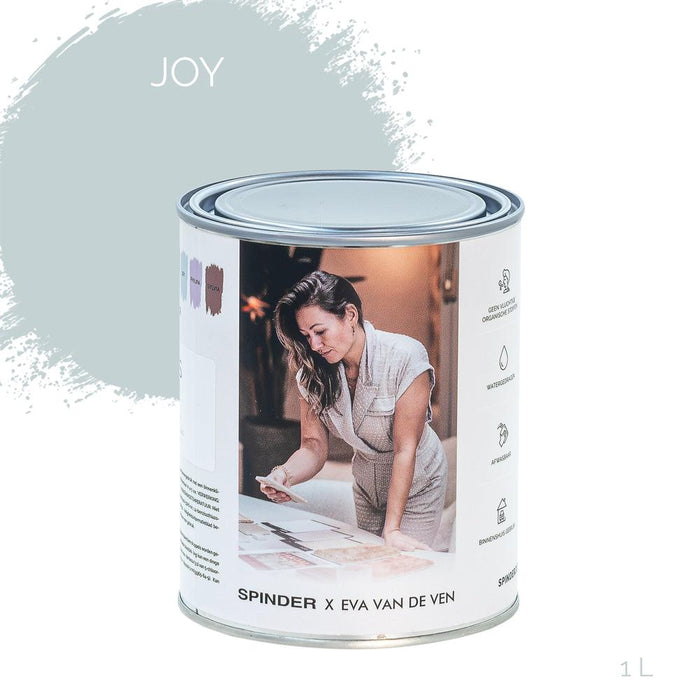Muurverf SPINDER X EVA WALL PAINT Stof Joy 11x11x13.3cm-Wanddecoratie-Spinder