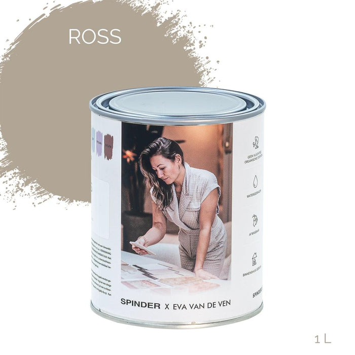 Muurverf SPINDER X EVA WALL PAINT Stof Ross 11x11x13.3cm-Wanddecoratie-Spinder