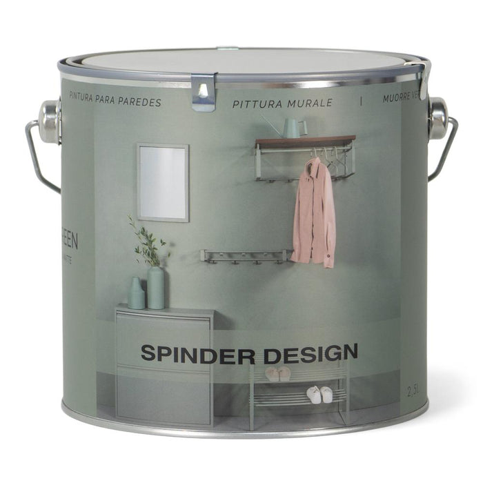 Muurverf WALL PAINT Dusty Green 16x16x15.7cm Spinder Design-Wanddecoratie-Spinder