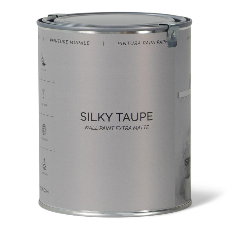 Muurverf WALL PAINT Silky Taupe 11x11x13.3cm Spinder Design-Muurverf-Spinder