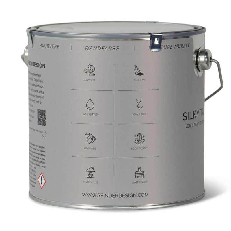 Muurverf WALL PAINT Silky Taupe 16.7x16.7x15.7cm Spinder Design-Muurverf-Spinder