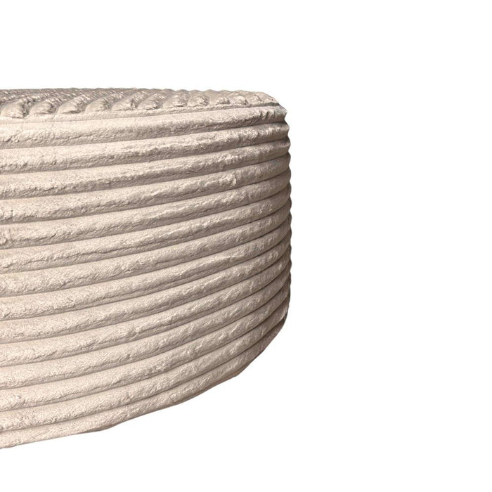 My Sofa Hocker | Rond | 80 cm | Tilia 03 | Beige-Poefen-Starfurn