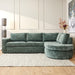 MySofa Alma | Green | 2,5 zits + Divan Rechts | 5 jaar garantie-2-Zitsbanken-Starfurn