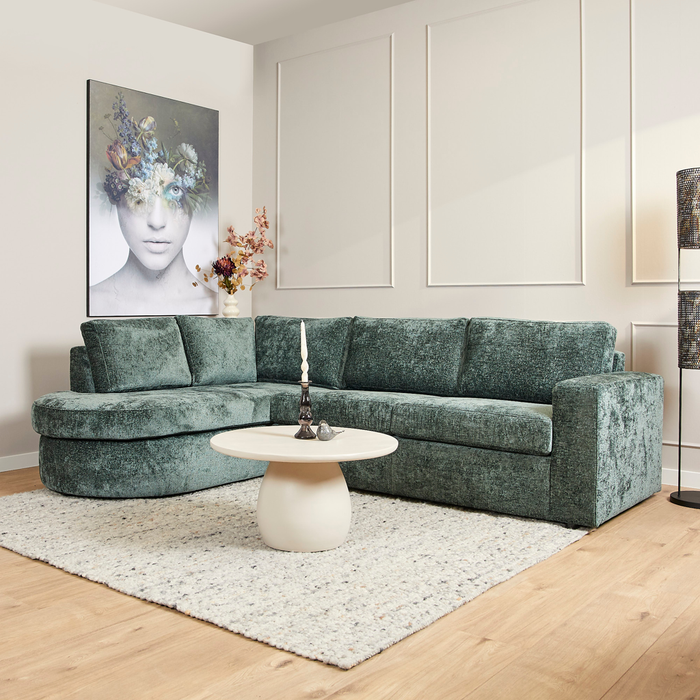 MySofa Alma | Green | Divan Links + 2,5 zits | 5 jaar garantie-2-Zitsbanken-Starfurn