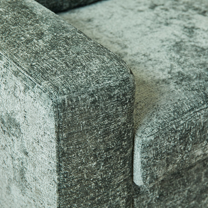 MySofa Alma Hoekbank Groen 2,5 zits + Divan Rechts