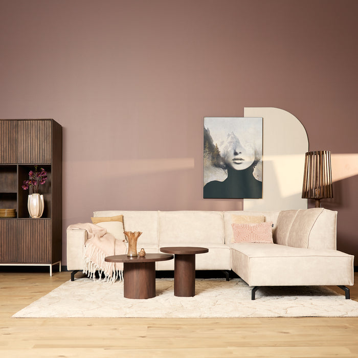 MySofa Floris| 2,5 zits + Divan Rechts | Beige | Velvet-2-Zitsbanken-Starfurn