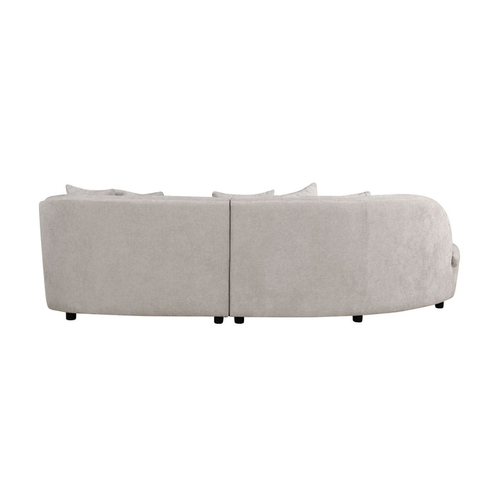 MySofa Novi Hoekbank Licht Grijs Lounge L + 3 zits