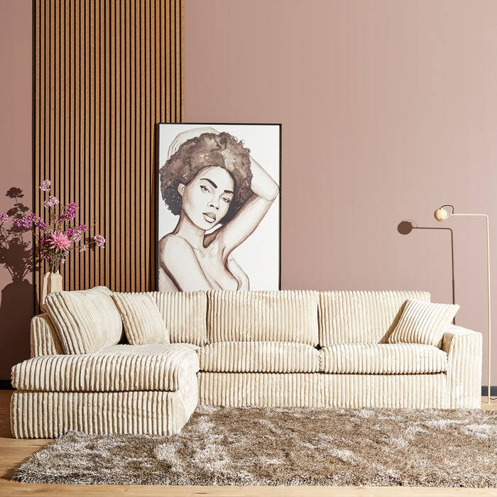 MySofa hoekbank Teddy | 5 jaar garantie | Divan Links + 2,5 zits-Hoekbanken-Starfurn