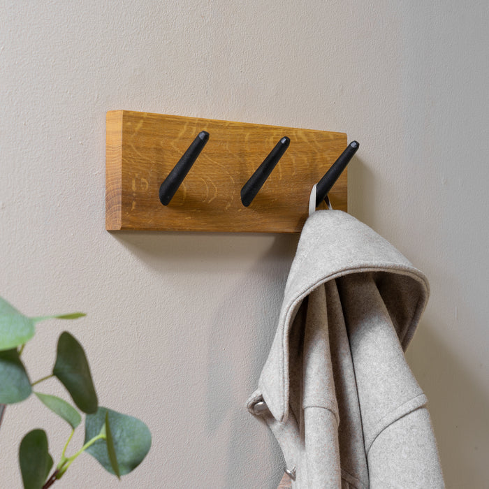 NUB 3 Wandkapstok - Eiken Spinder Design-Kapstokken-Spinder
