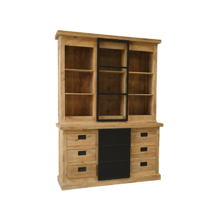 Nashville Vitrinekast - 160 cm-Vitrinekasten-Starfurn