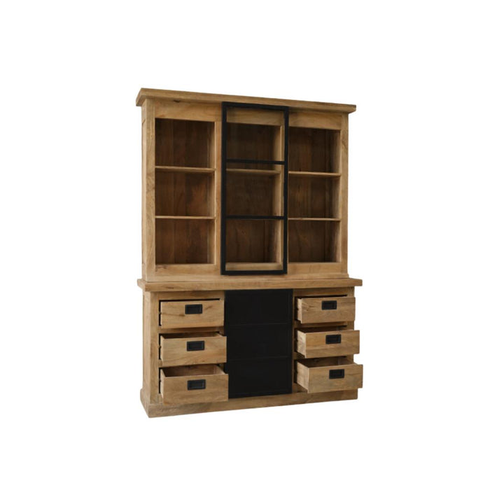 Nashville Vitrinekast - 160 cm-Vitrinekasten-Starfurn