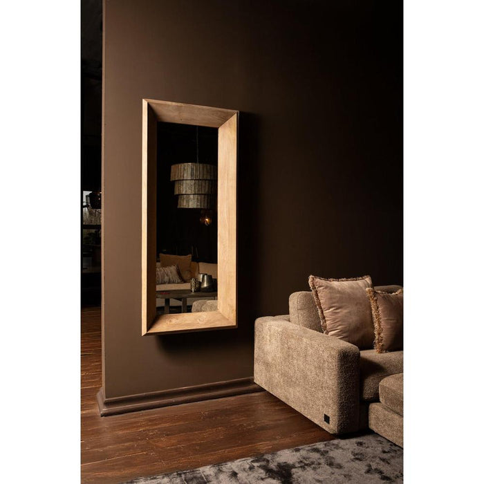 Nicka Naturel Mangohout Rechthoekig Spiegel S-Spiegels-PTMD