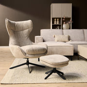 Olivia Taupe 77x85x108 cm-Eetkamerstoelen-Starfurn