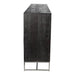 Onyx Dressoir 4 Drs Zwart/Zwart-Dressoirs-PTMD
