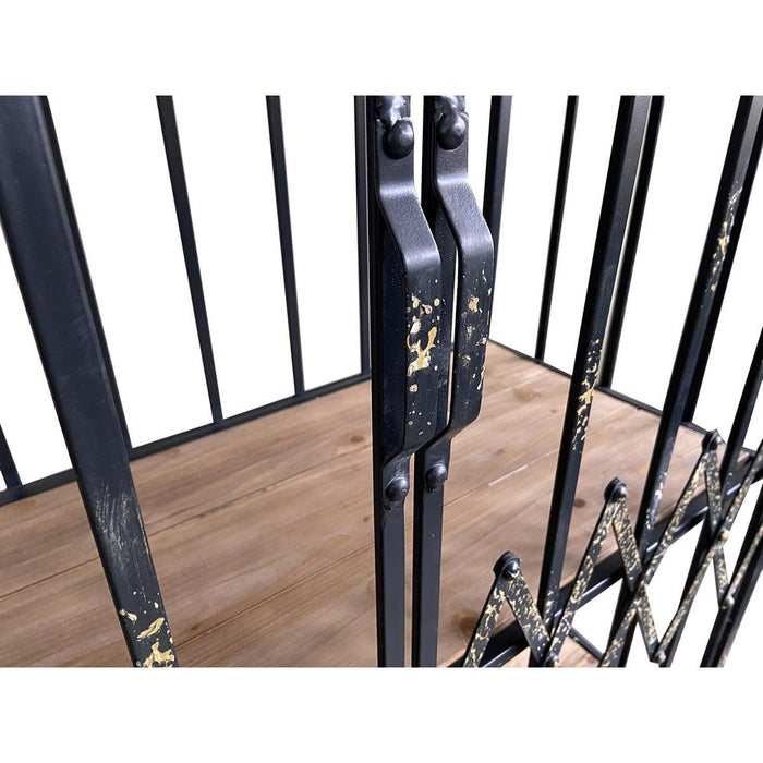 Opbergkast Alivator Kast Metaal en Hout Plank-Opbergkasten-PTMD