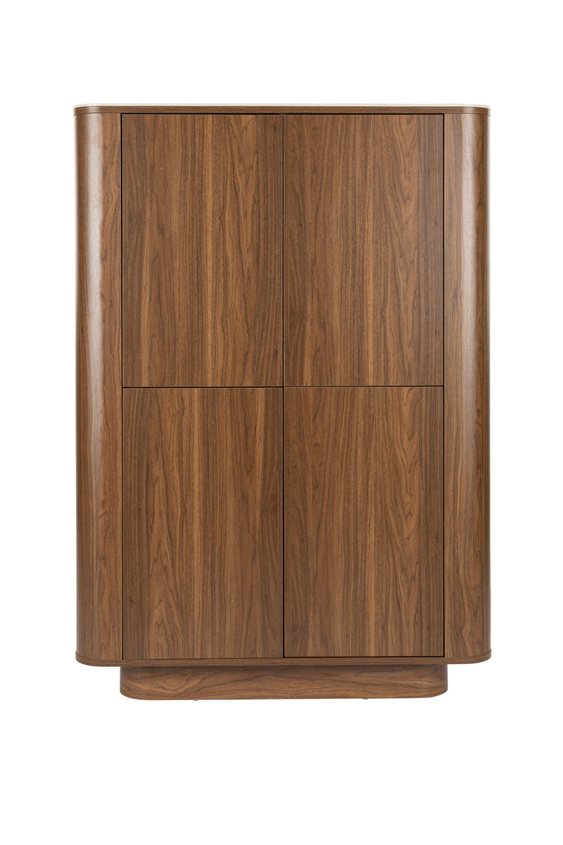 Opbergkast Almira Hout Bruin 40x100 cm-Opbergkasten-Creating Home