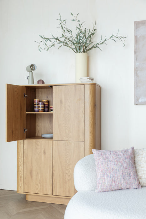 Opbergkast Almira Hout Naturel 40x100 cm