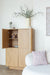 Opbergkast Almira Hout Naturel 40x100 cm