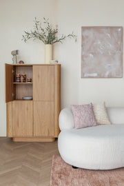 Opbergkast Almira Hout Naturel 40x100 cm-Opbergkasten-Creating Home
