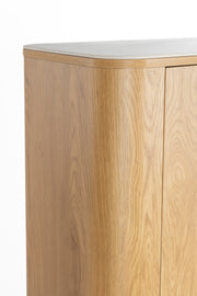 Opbergkast Almira Hout Naturel 40x100 cm-Opbergkasten-Creating Home
