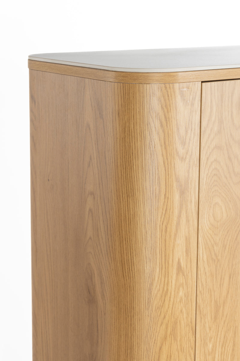 Opbergkast Almira Hout Naturel 40x100 cm-Opbergkasten-Creating Home