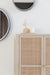 Opbergkast Amaya Low 2do MDF, Metaal Beige 38x80 cm-Opbergkasten-Creating Home