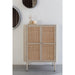 Opbergkast Amaya Low 2do MDF, Metaal Beige 38x80 cm-Opbergkasten-Creating Home
