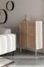 Opbergkast Amaya Low 2do MDF, Metaal Beige 38x80 cm-Opbergkasten-Creating Home