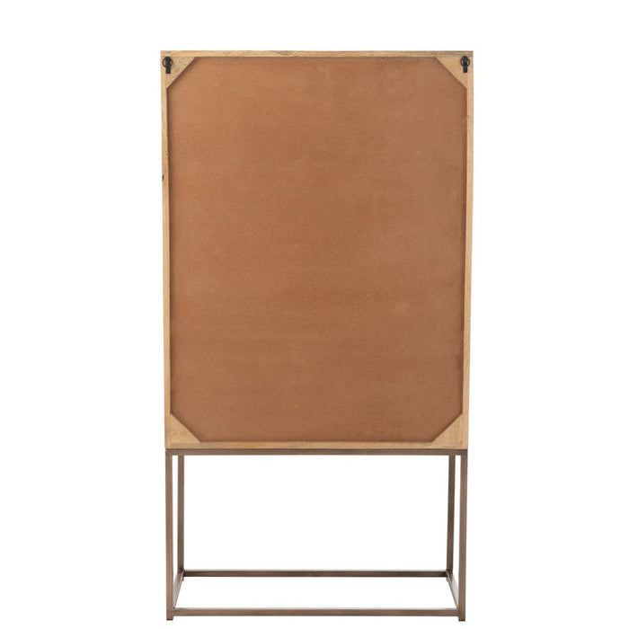 Opbergkast Beige Mangohout hout 38x84 cm-Opbergkasten-J-Line