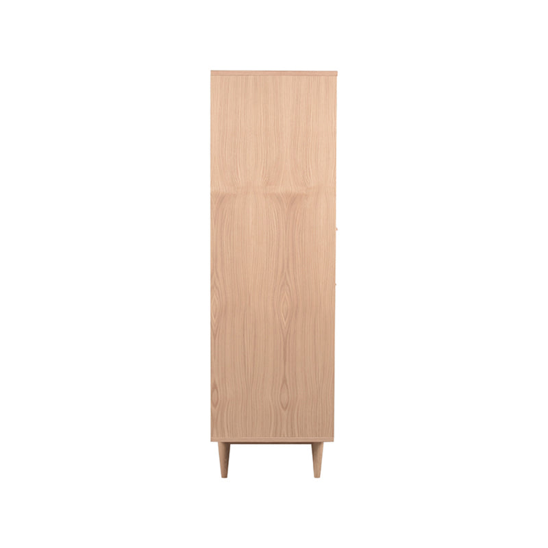 Opbergkast Bergkast Jule Naturel Eiken Barkast 110x49x158 cm-Opbergkasten-LABEL51