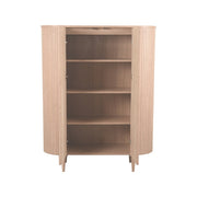 Opbergkast Bergkast Oliva Naturel Eiken 125 cm 125x47x158 cm-Opbergkasten-LABEL51