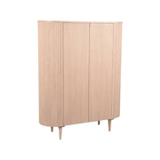 Opbergkast Bergkast Oliva Naturel Eiken 125 cm 125x47x158 cm-Opbergkasten-LABEL51
