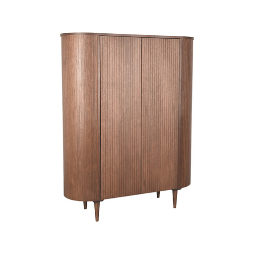 Opbergkast Bergkast Oliva Walnoot Eiken 125 cm 125x47x158 cm-Opbergkasten-LABEL51