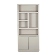 Opbergkast Boekenkast Brussel 5 vakken 2 deuren 90x45x200 cm-Opbergkasten-Starfurn