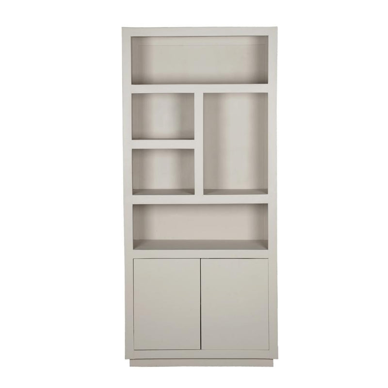 Opbergkast Boekenkast Brussel 5 vakken 2 deuren 90x45x200 cm-Opbergkasten-Starfurn