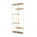 Opbergkast Brix Eettafel Glas Crème wit 85x35x190 cm-Opbergkasten-Livingfurn