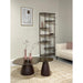 Opbergkast Brix Eettafel Glas Rood 85x35x190 cm-Opbergkasten-Livingfurn
