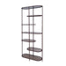 Opbergkast Brix Eettafel Glas Rood 85x35x190 cm-Opbergkasten-Livingfurn