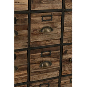 Opbergkast Bruin Ijzer 33x80 cm-Opbergkasten-J-Line