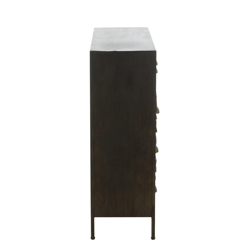 Opbergkast Bruin Ijzer 33x80 cm-Opbergkasten-J-Line