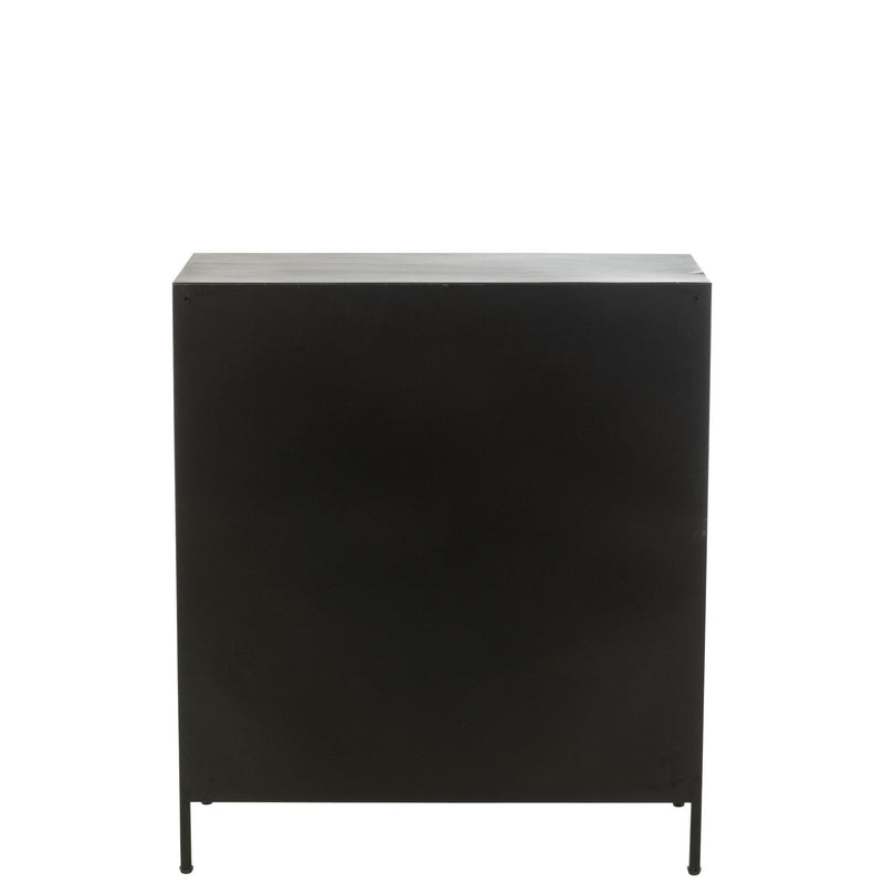 Opbergkast Bruin Ijzer 33x80 cm-Opbergkasten-J-Line