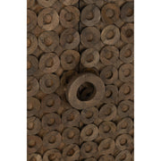 Opbergkast Bruin Mangohout hout 45x90 cm-Opbergkasten-J-Line