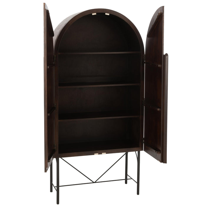 Opbergkast Bruin Mdf 45x90 cm-Opbergkasten-J-Line