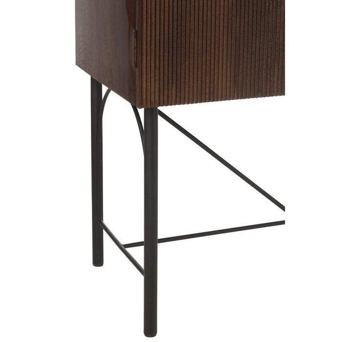 Opbergkast Bruin Mdf 45x90 cm-Opbergkasten-J-Line