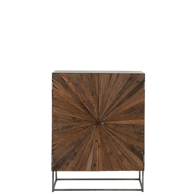 Opbergkast Bruin Recycled hout 42x85 cm-Opbergkasten-J-Line