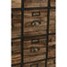 Opbergkast Bruin ijzer 33x80 cm-Opbergkasten-J-Line